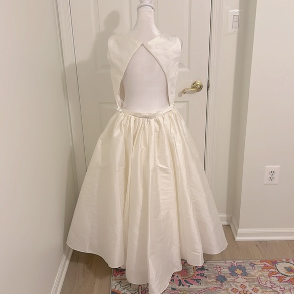 Amsale Little White Dress LW212 NWT Size 8 In Ivory White Anthropologie Bhldn - Picture 10 of 14